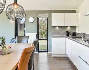 Moderne keukenapparatuur in de Amerongse Berg vakantiewoning, Overberg, Utrechtse Heuvelrug.