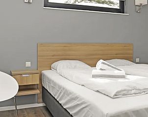 Badkamer met sauna in de Amerongse Berg 6-persoons woning, Overberg, Utrechtse Heuvelrug.