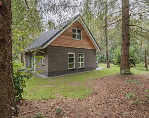 Rustieke zijaanzicht van Vakantiewoning Heidestein te Doorn omringd door natuur, Utrecht.
