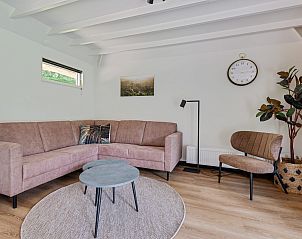 Komfortable Sitzecke im Bungalow Dennenburg, Ferienhaus in Doorn, Utrechtse Heuvelrug.