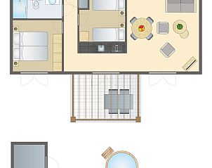 Verblijf 5707118 - Bungalow Utrechtse Heuvelrug - 4-persoons Cottage Hottub | 4BE1