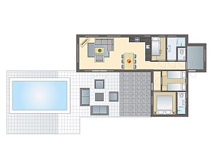 Verblijf 5707124 - Bungalow Utrechtse Heuvelrug - 10-persoons Pool Lodge | 10BZ