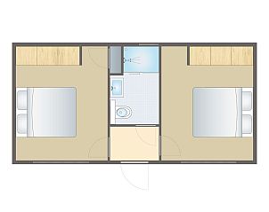 Verblijf 5707124 - Bungalow Utrechtse Heuvelrug - 10-persoons Pool Lodge | 10BZ