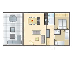 Verblijf 5707128 - Bungalow Utrechtse Heuvelrug - 4-persoons Culinair Lodge | 4B5