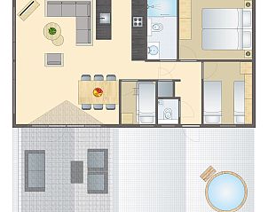 Verblijf 5707133 - Bungalow Utrechtse Heuvelrug - 6-persoons Cottage Hottub | 6BE1