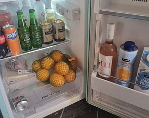 Goed gevulde koelkast in vakantiehuisje in Maarsbergen, Utrechtse Heuvelrug.