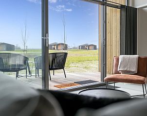 View from the living room of Cottage in Wissenkerke on the green surroundings.