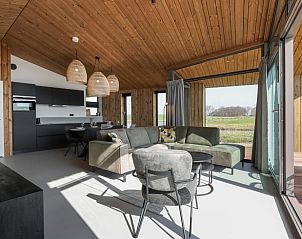 Stylish interior of Huisje in Wissenkerke, a vacation home in Wissenkerke, North Beveland, Zeeland.