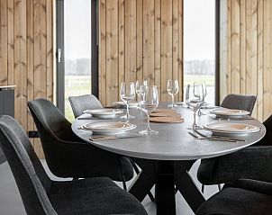 Cozy dining area in Cottage in Wissenkerke, located in Wissenkerke, North Beveland, Zeeland.