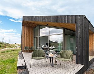 Vacation home in Wissenkerke with modern veranda in North Beveland, Zeeland.