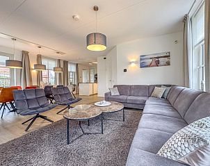 Open keuken en eetkamer in Dune Design vakantiehuis, Colijnsplaat, Zeeland.