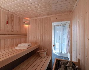 Luxe sauna in Coast Calm 71 vakantiehuis te Colijnsplaat, Noord-Beveland.