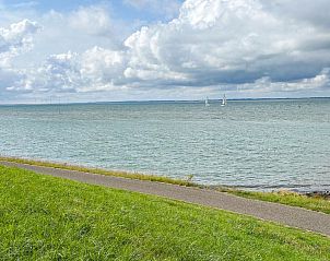 Uitzicht op de zee nabij Coast Calm 71 vakantiehuis, Colijnsplaat, Zeeland.