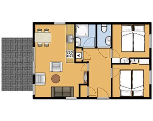 Guest house 590308 - Apartment Noord-Beveland - Appartement de Caisson