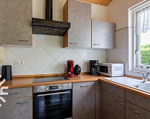 Kinderzimmer mit Etagenbett im Ferienhaus ZE1121 in Kamperland, Zeeland.