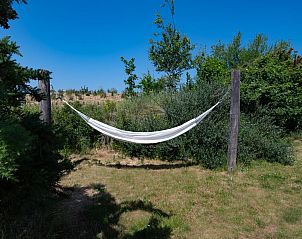 Rustgevende hangmat in de natuur bij Duinvallei 32, vakantiehuis in Kamperland, Zeeland.