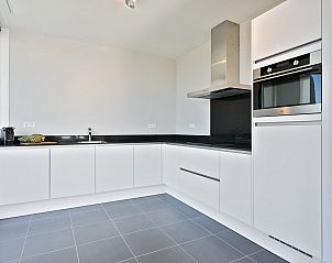 Komplette Kche im Ferienhaus Waterline 19, Zeeland mit modernen Gerten.