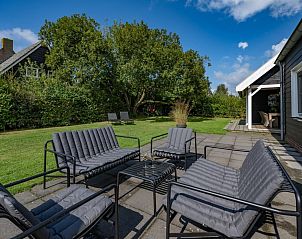 Gerumige Terrasse am Groeneweg 4 | Lndliches Ferienhaus, Kamperland, mit Gartenmbeln, Noord-Beveland, Zeeland.