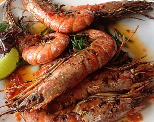 Heerlijke lokale zeevruchten bij Ostrea 16 vakantiehuis, Roompot Beach Resort, Kamperland, Zeeland.