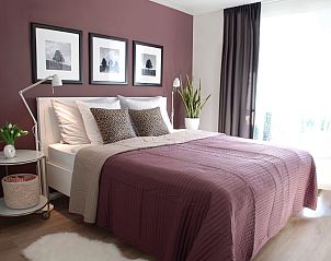 Luxe slaapkamer in Ostrea 16 vakantiehuis, Roompot Beach Resort, Kamperland, Zeeland.