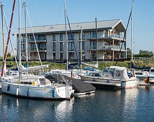 Blick auf den Yachthafen von Uithaven 10 | d'Ouwe Haven, Ferienunterkunft in Kamperland, Noord-Beveland, Zeeland.