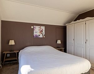 Knusse slaapkamer in Vakantiehuisje in Kamperland, Noord-Beveland, Zeeland, met comfortabele inrichting.