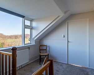 Bovenverdieping van Vakantiehuisje in Kamperland, Noord-Beveland, met prachtig uitzicht over de velden van Zeeland.