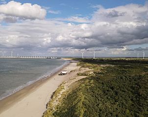 Beach and sea near cottage in Kamperland, perfect location in North Beveland, Zeeland.