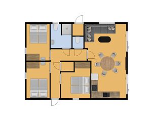 Guest house 5903341 - Chalet Noord-Beveland - Chalet de Roerganger