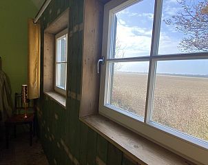 View from the bedroom of VZ962 Holiday home in Kamperland on the fields of North Beveland, Zeeland.