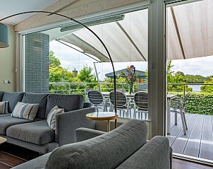 Gezellige zithoek in VZ2341 Villa in Kamperland, vakantiehuis in Noord-Beveland.