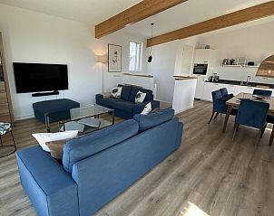 VZ948 Ferienvilla Kamperland, offene Kche und Essbereich in Kamperland, Noord-Beveland, Zeeland.