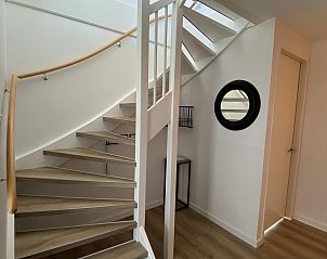 VZ948 Ferienvilla Kamperland, helles Schlafzimmer mit Doppelbett in Kamperland, Noord-Beveland, Zeeland.