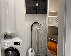 Praktische Waschkche im Ferienhaus in Kamperland, ideal fr lngere Aufenthalte in Noord-Beveland, Zeeland.