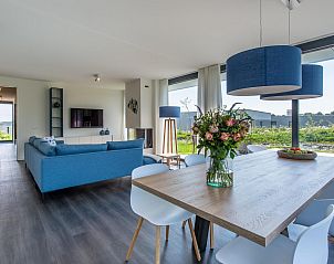 Dekorative Wandgestaltung in Duinvallei 09, Ferienhaus in De Groote Duynen, Kamperland, mit Fischmotiv.