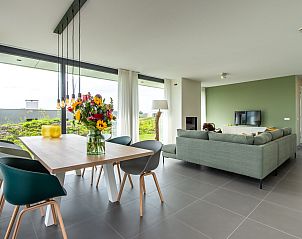 Gezellige woonkamer in Duinvallei 12, vakantiehuis in De Groote Duynen, Kamperland.