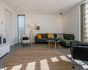 Gezellige woonkamer in Beukenlaan 11 | Ruiterplaat, Kamperland, vakantiehuis Noord-Beveland, Zeeland.