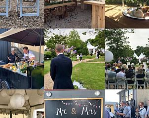 Gezellige buitenbruiloft bij Vakantiehuis in Scharendijke, perfecte locatie in Schouwen-Duiveland, Zeeland.