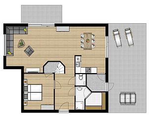 Guest house 600153 - Bungalow Schouwen-Duiveland - Vakantiepark Zeeland Village 5