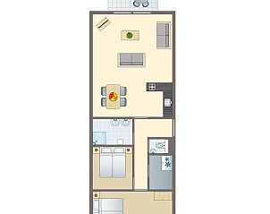 Guest house 6004109 - Bungalow Schouwen-Duiveland - R�sidence 't Hof van Haamstede | 4-persoons Heerenhuisappar