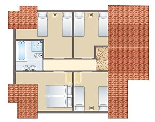 Unterkunft 6004127 - Bungalow Schouwen-Duiveland - Duinpark 't Hof van Haamstede | 10-persoons bungalow | 10F