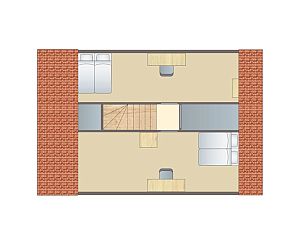 Unterkunft 6004128 - Bungalow Schouwen-Duiveland - Villapark Livingstone | 6-persoons villa | 6C2