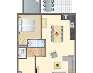 Guest house 6004138 - Bungalow Schouwen-Duiveland - Resort Haamstede | 8-persoons bungalow | 8E