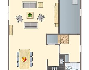 Guest house 600429 - Bungalow Schouwen-Duiveland - Duinpark 't Hof van Haamstede | 6-persoons bungalow | 6DL