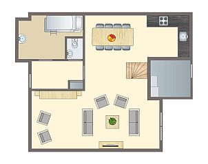 Guest house 600436 - Bungalow Schouwen-Duiveland - Duinpark 't Hof van Haamstede | 8-persoons bungalow | 8CE