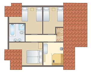 Guest house 600436 - Bungalow Schouwen-Duiveland - Duinpark 't Hof van Haamstede | 8-persoons bungalow | 8CE