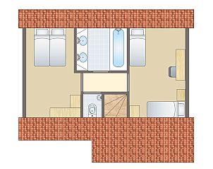 Guest house 600439 - Bungalow Schouwen-Duiveland - Villapark Livingstone | 6-persoons villa | 6C1