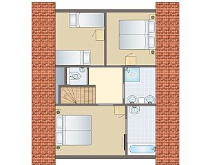Guest house 600481 - Bungalow Schouwen-Duiveland - Resort Haamstede | 6-persoons bungalow | 6D