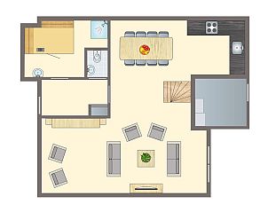 Guest house 600482 - Bungalow Schouwen-Duiveland - Duinpark 't Hof van Haamstede | 8-persoons bungalow | 8EL2