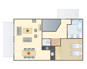 Guest house 600487 - Bungalow Schouwen-Duiveland - Villapark Livingstone | 6-persoons villa | 6C2